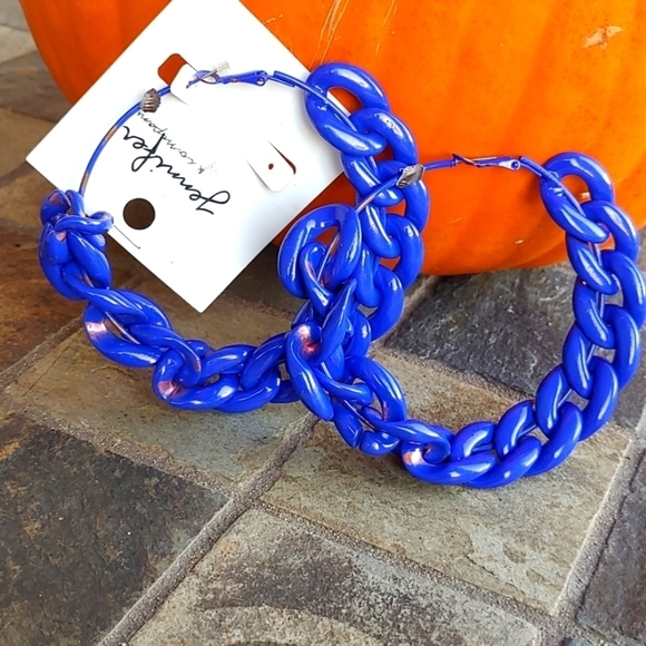 OVERSIZED HOOPED EARRINGS - Picture 1 of 1